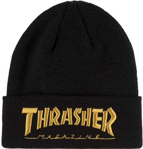 Thrasher shop beanie black